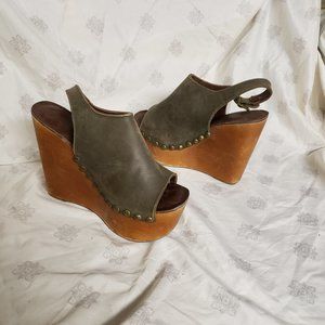 Jeffery Campbell Woodies sandals Sz. 8-8.5